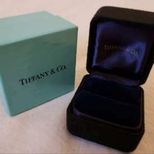 Genuine Tiffany Ring Box with Iconic Blue Box